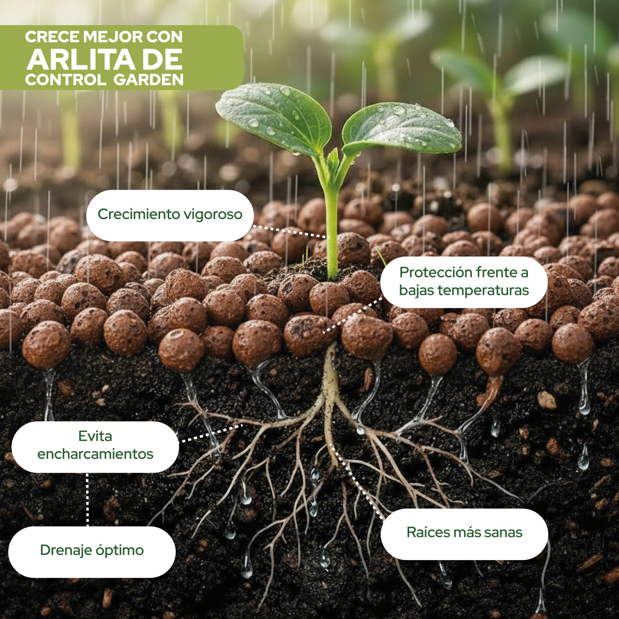 Arlita 10L sustrato bolas de arcilla expandida para cultivo · foto 2
