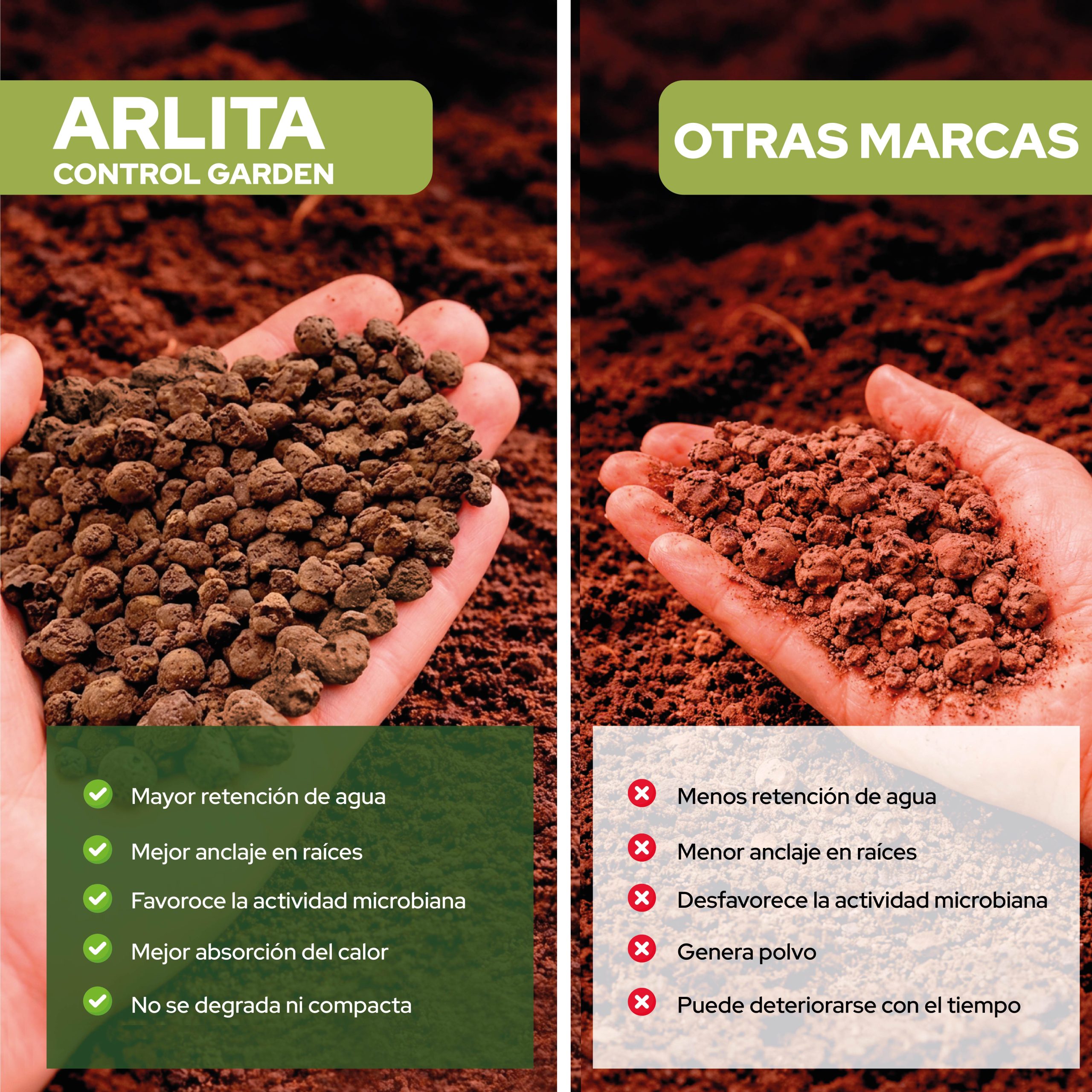 Arlita 10L sustrato bolas de arcilla expandida para cultivo · foto 3