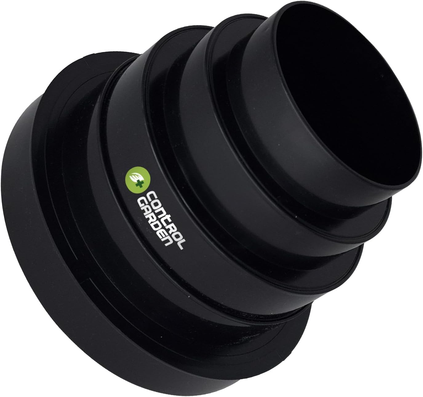 Réducteur noir universel pour systèmes de ventilation · Pack 1 pièce · 10 cm