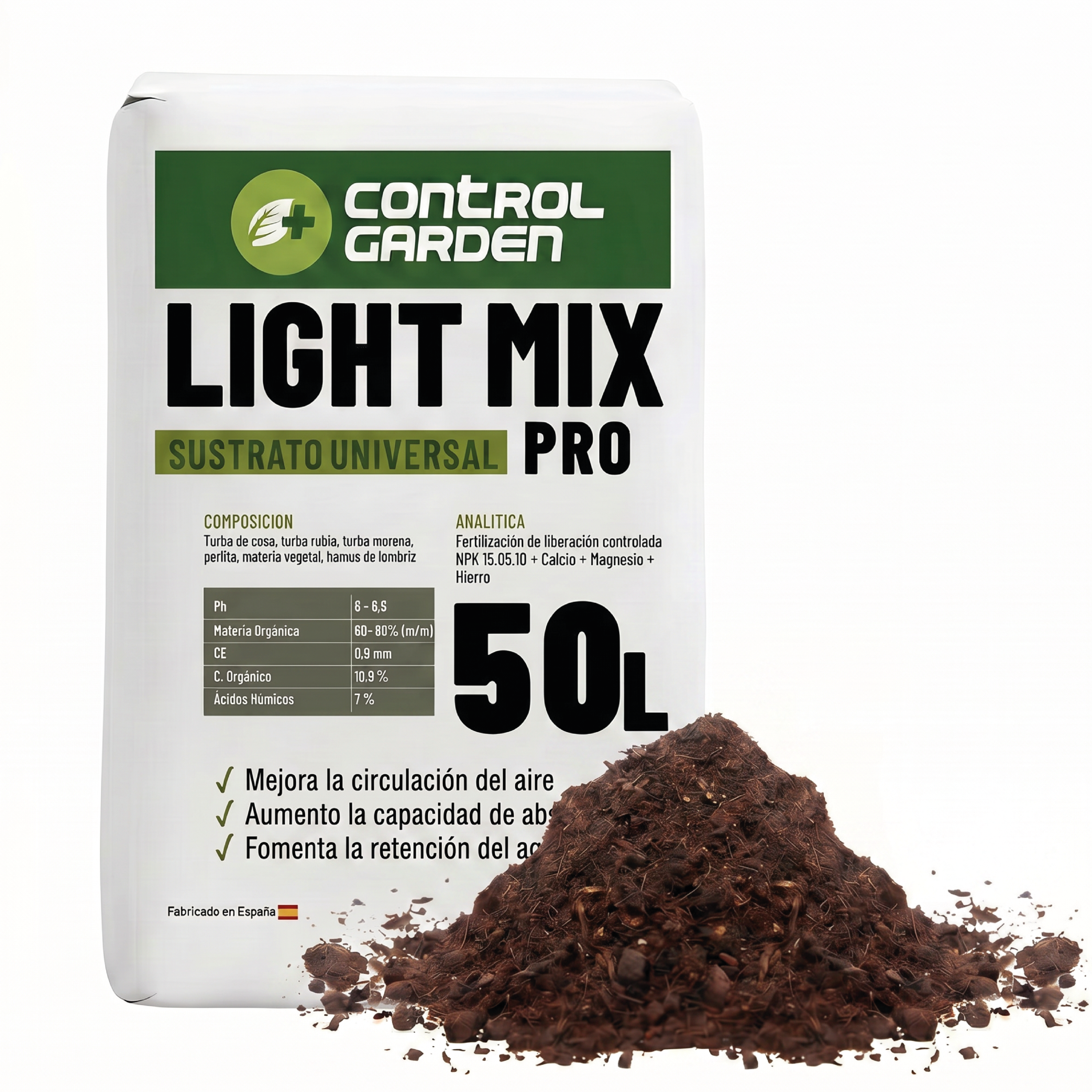 Substrat léger pour plantes 50 L · Pack 1 unité