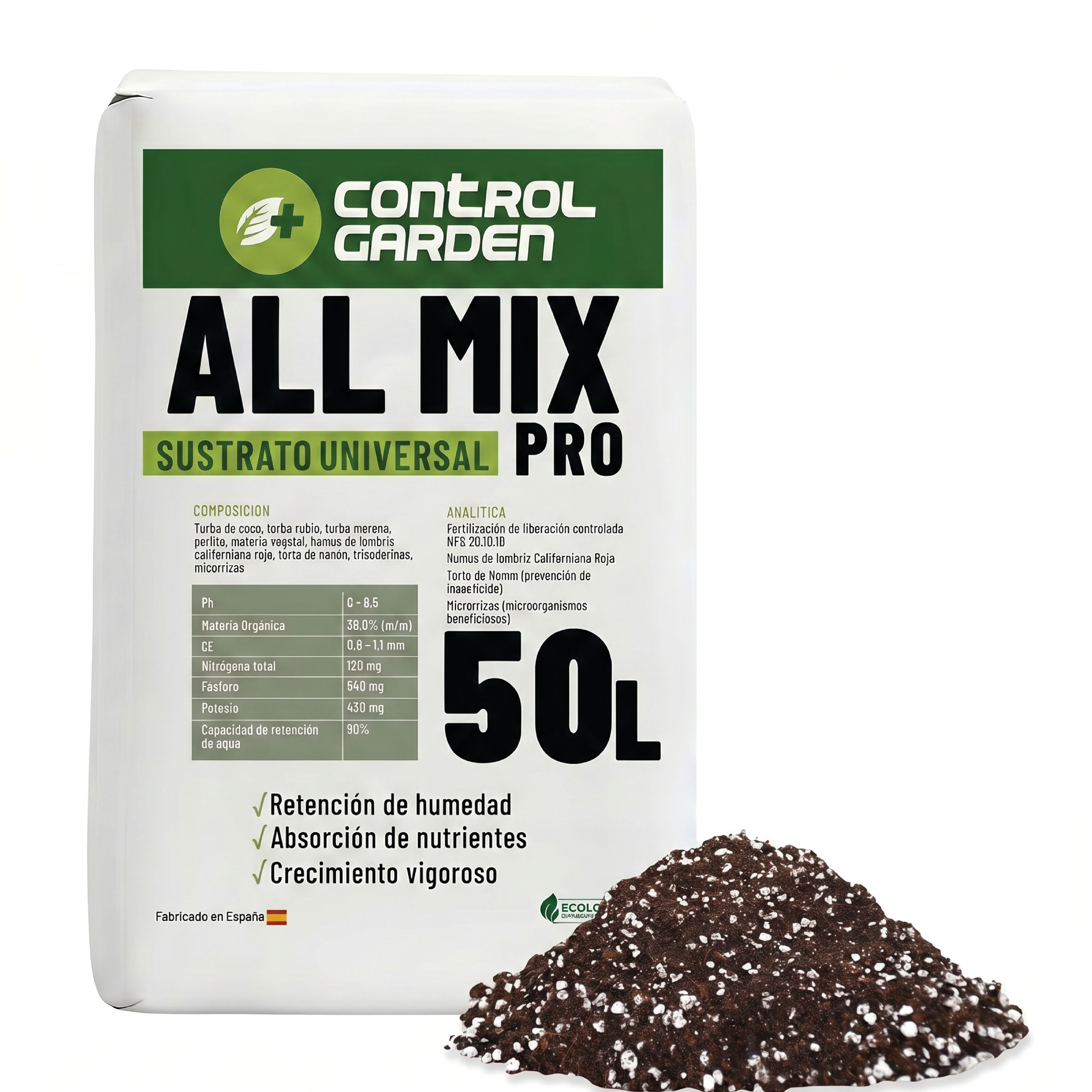 Substrat All Mix 50 L · Pack 1 unité