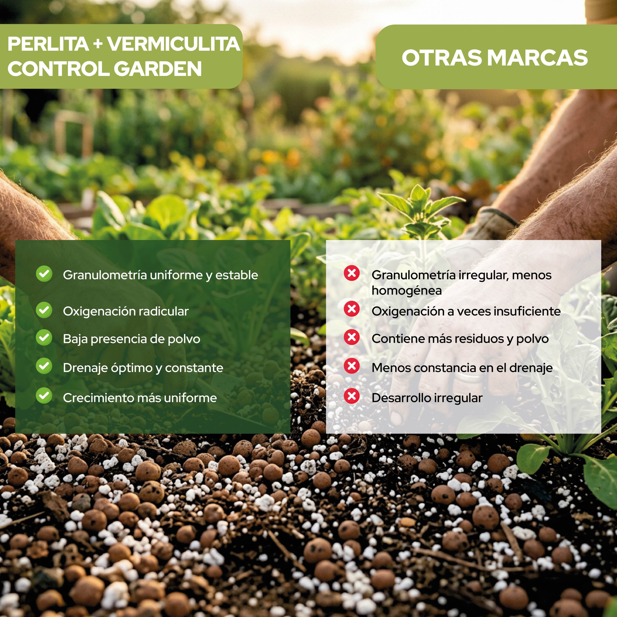 Pack de Perlita y Vermiculita 10L para cultivo de plantas · foto 7