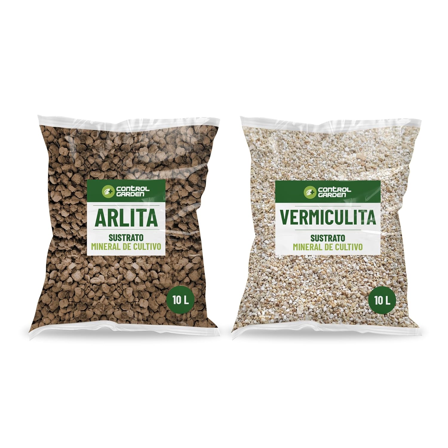 Pack Arlita 10L + Vermiculite 10L · Substrat pour Plantes d'Intérieur et d'Extérieur