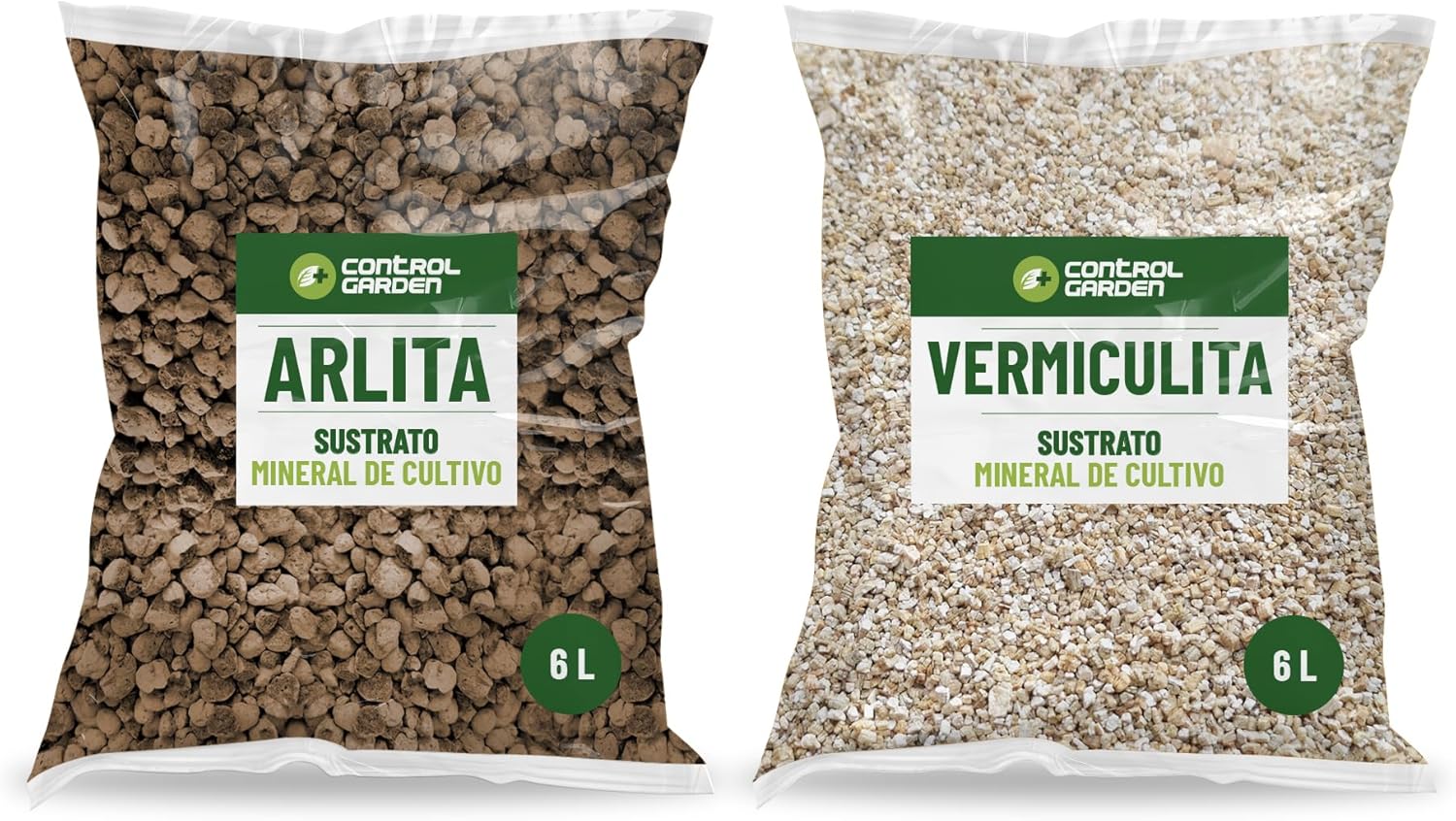 Pack Arlita 6L + Vermiculite 6L · Idéal pour Plantes d'Intérieur et d'Extérieur