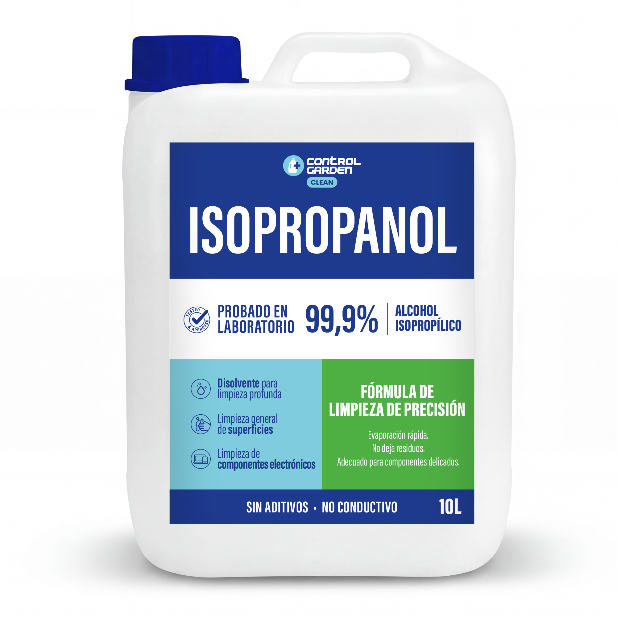 Alcool isopropylique 10 L · Pack 1 unité