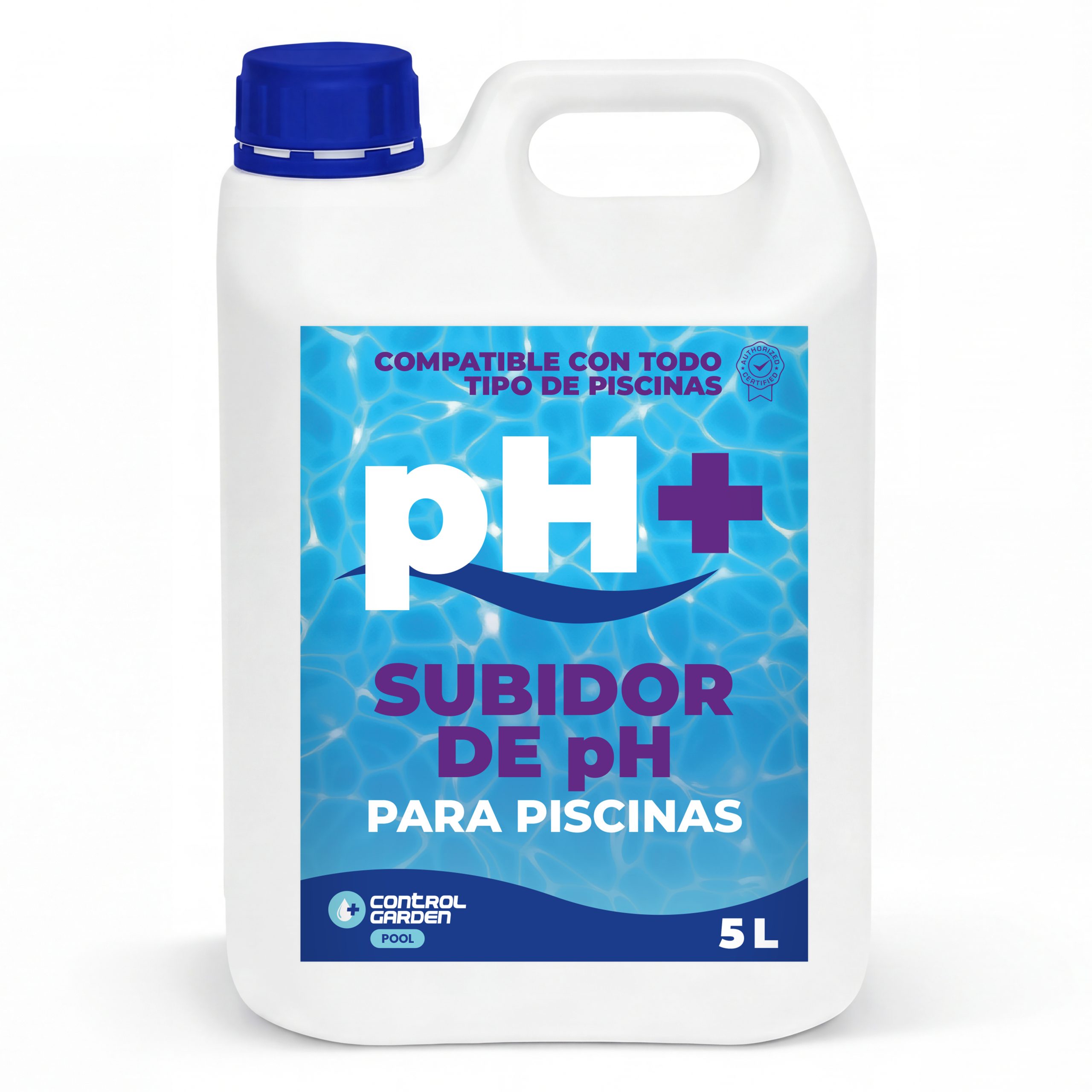 Ingrédient liquide pour augmenter le pH des piscines 5L · Utilisation intérieure et extérieure