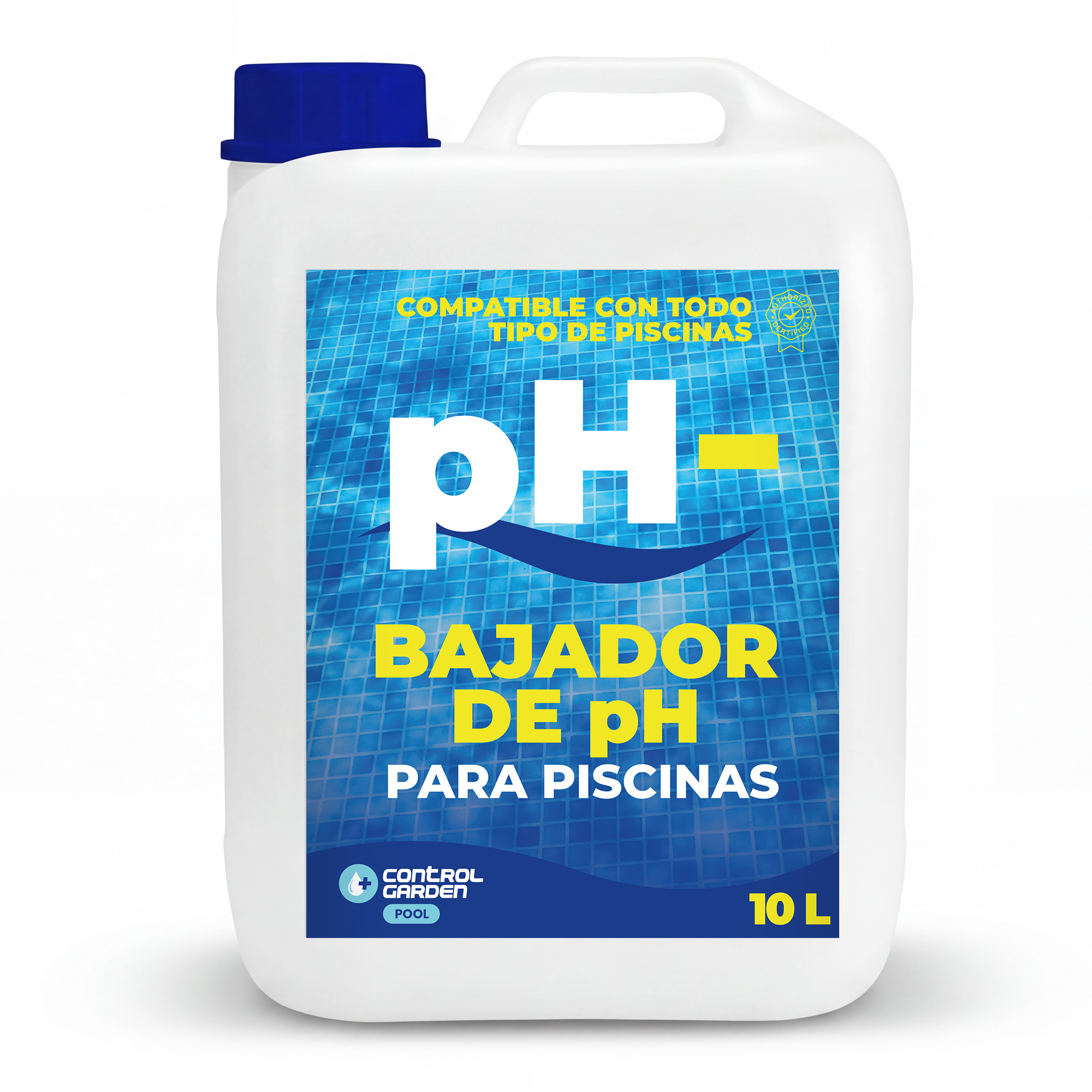 Réducteur de pH liquide 10 L pour piscines · Pack 1 unité