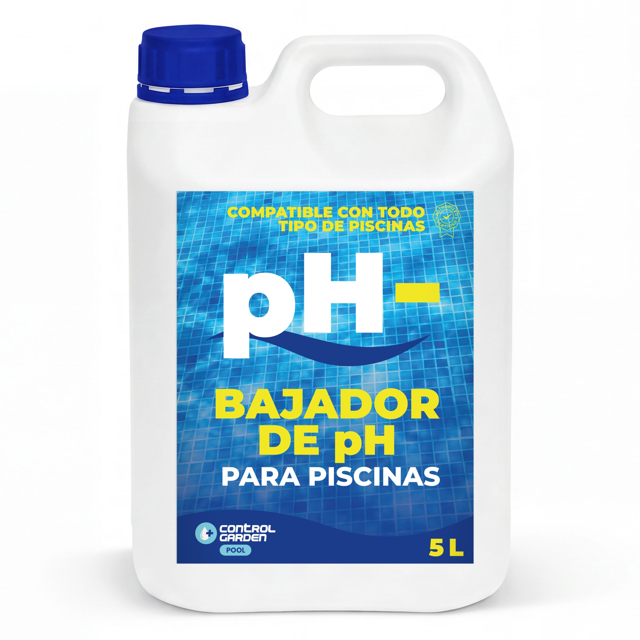 Réducteur de pH liquide 5 L · Idéal pour piscines · Pack 1 unité