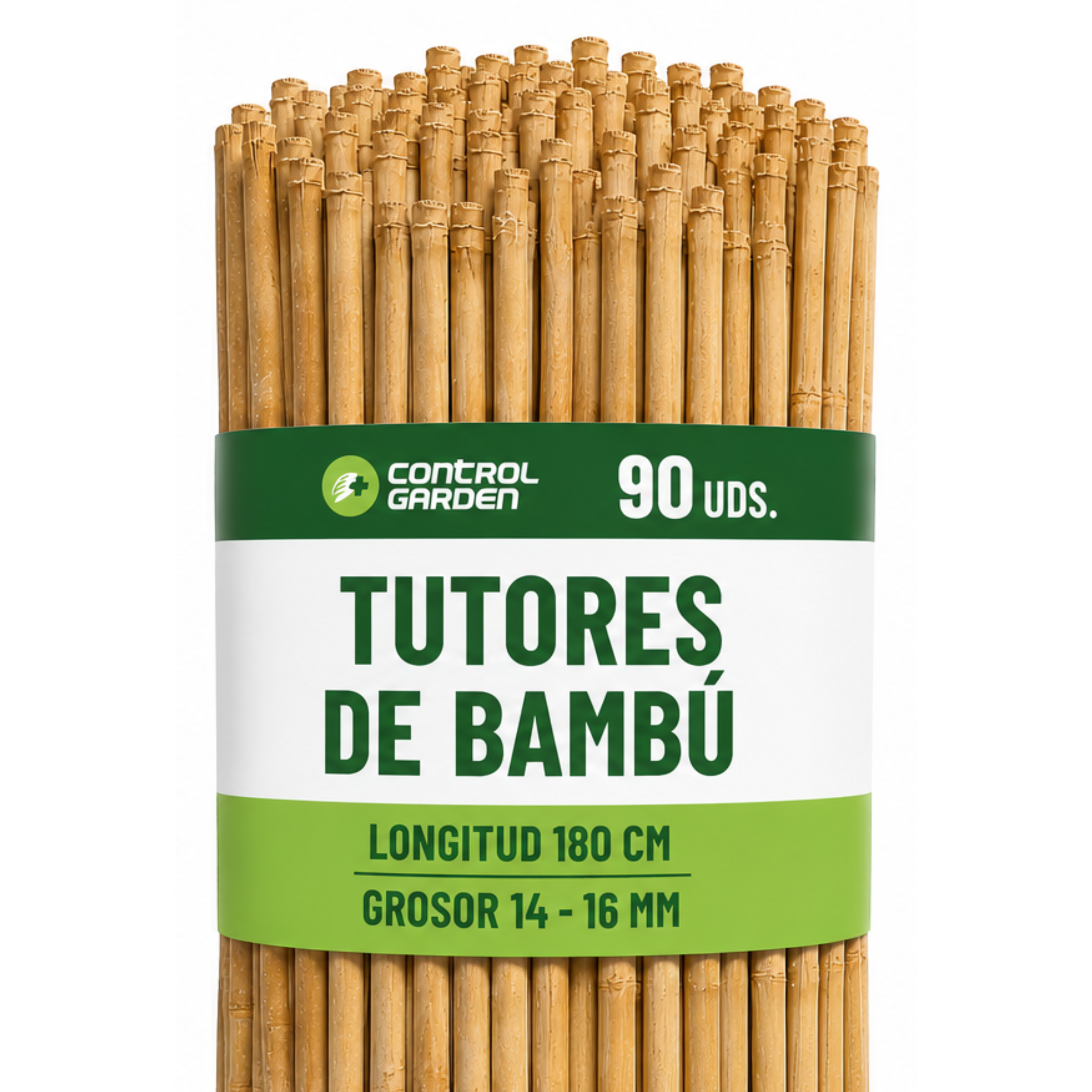 Tuteurs en bambou écologiques 180 cm ø14-16 · Pack de 90 unités